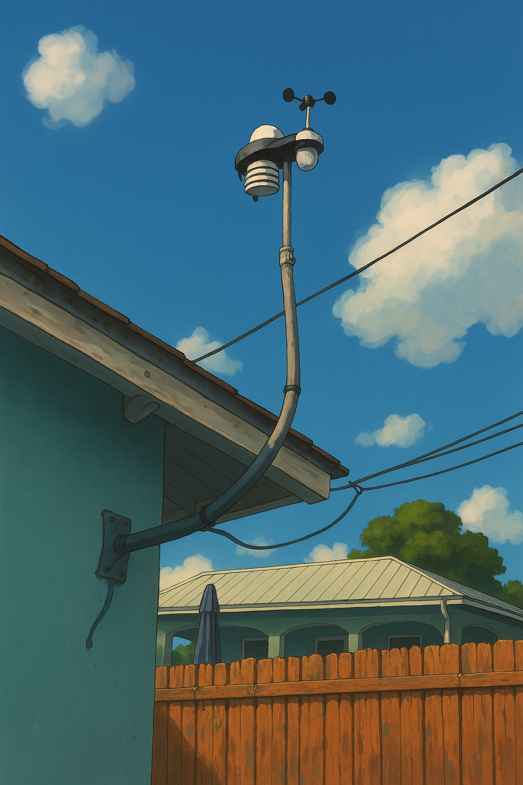 Shane Murray Jarman home weather station photo